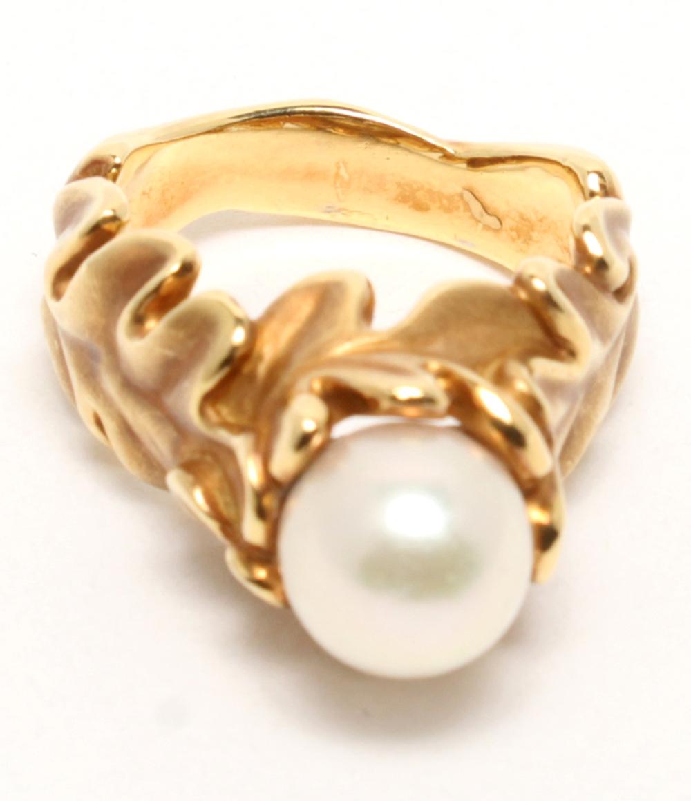 ANGELA CUMMINGS リング 指輪 18K パール 8.3mm レディース SIZE 11号 アンジェラ カミングス