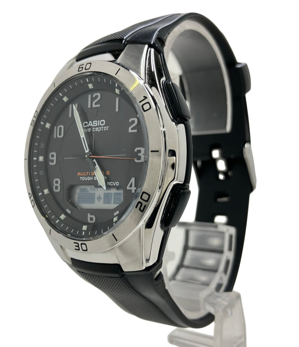 CASIO 腕時計 ソーラー ブラック WVA-M610 メンズ カシオ