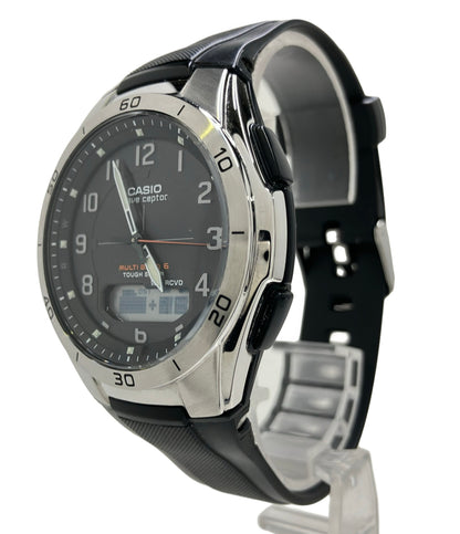 CASIO 腕時計 ソーラー ブラック WVA-M610 メンズ カシオ