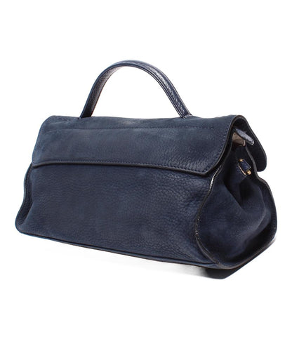 ZANELLATO 2way ハンドバッグ ショルダーバッグ 肩掛け スエード NINA レディース ザネラート