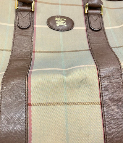 Burberrys ボストンバッグ チェック柄 メンズ レディース バーバリーズ そ