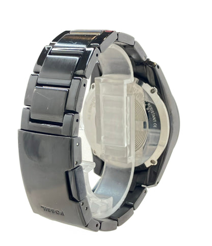 FOSSIL 腕時計 クオーツ 自動巻き ブラック メンズ フォッシル