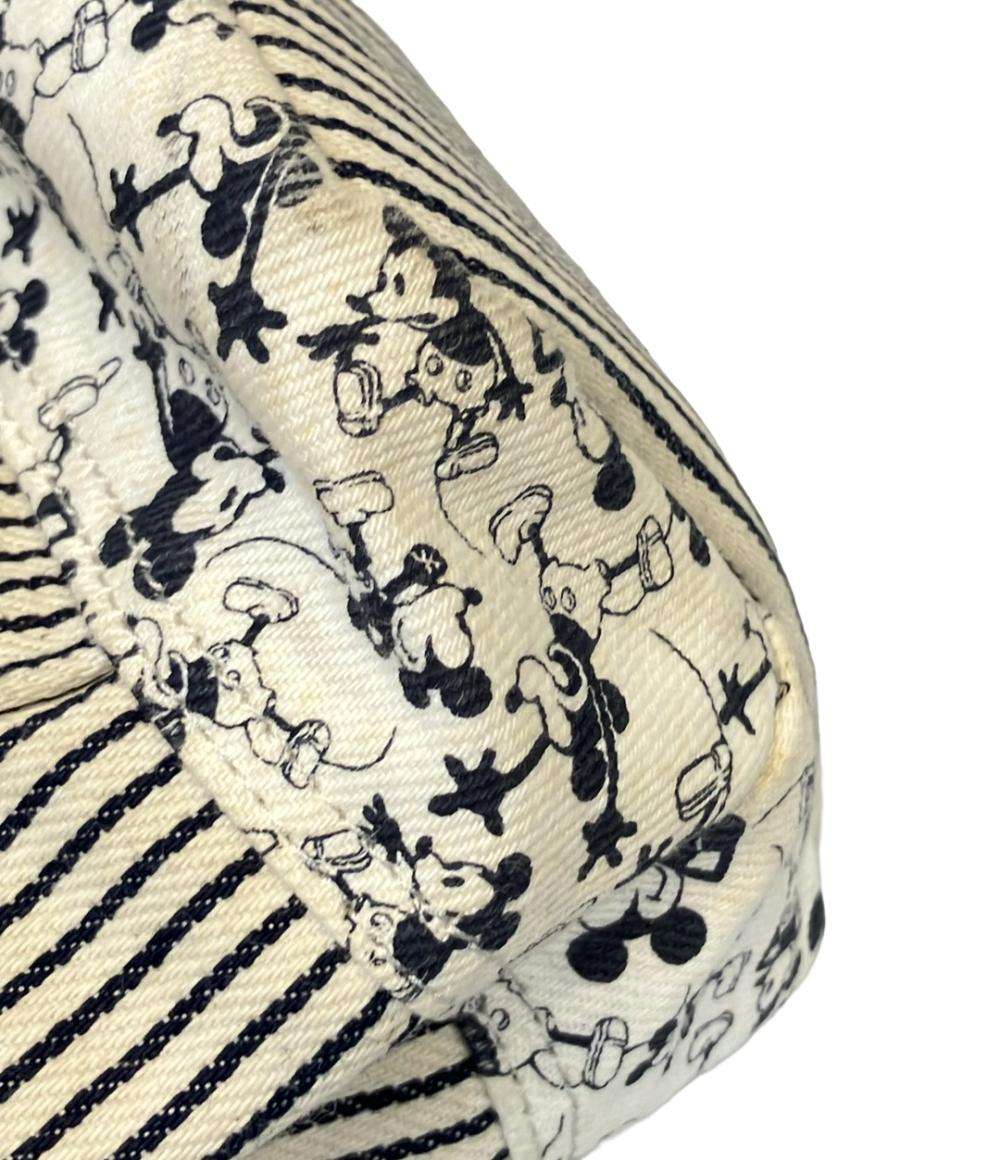 PORTER トートバッグ 肩掛け ミッキーコラボ ストライプ柄 レディース ポーター