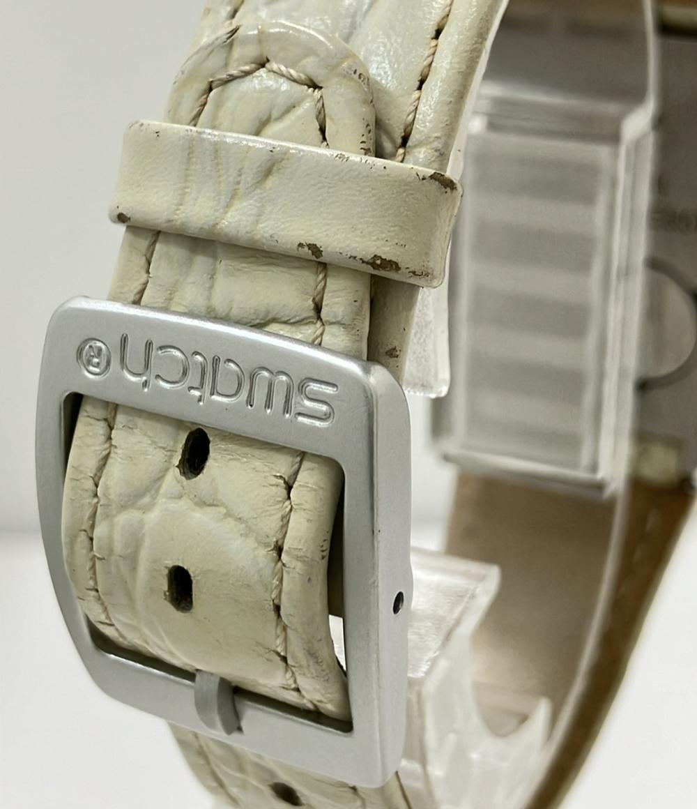 スウォッチ 腕時計 IRONY クオーツ レッド レディース Swatch