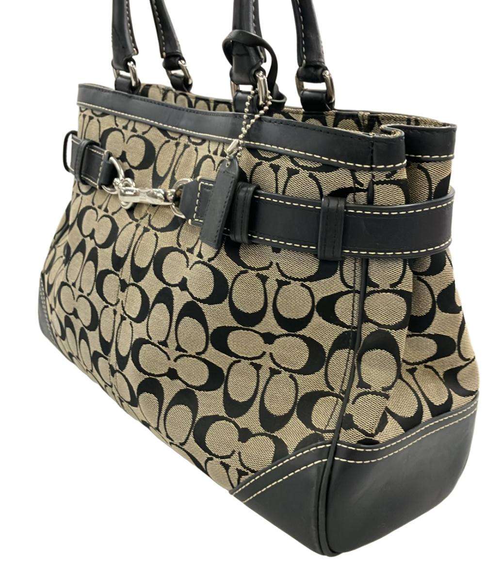 COACH トートバッグ ショルダーバッグ 肩掛け シグネチャー 8K07 レディース コーチ