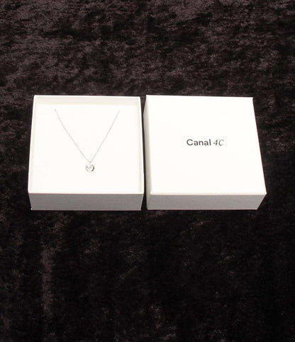 美品 カナルヨンドシー ネックレス SV ラインストーン 株主優待品 レディース canal4℃