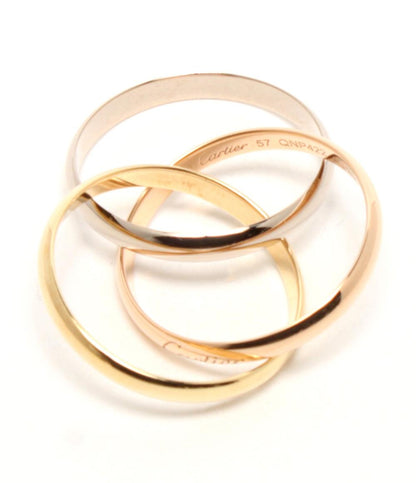 美品 Cartier リング 指輪 K18 トリニティ レディース SIZE 17号 カルティエ