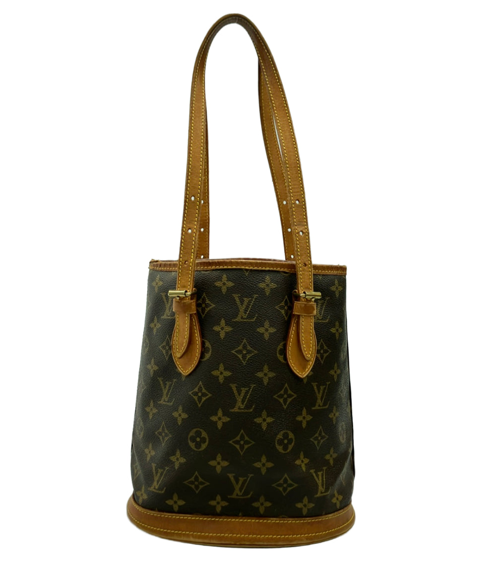 訳あり LOUIS VUITTON ショルダーバッグ バケットPM モノグラム M42238 レディース ルイ・ヴィトン