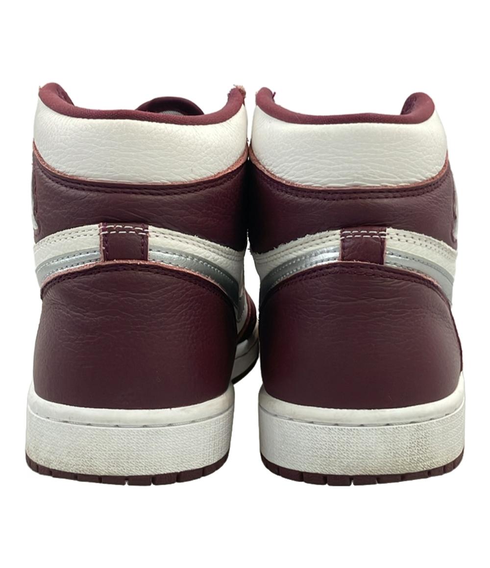 NIKE ハイカットスニーカー AIR JORDAN 1 RETRO OG BORDEAUX 555088-611 メンズ SIZE 28.0 (XL) ナイキ