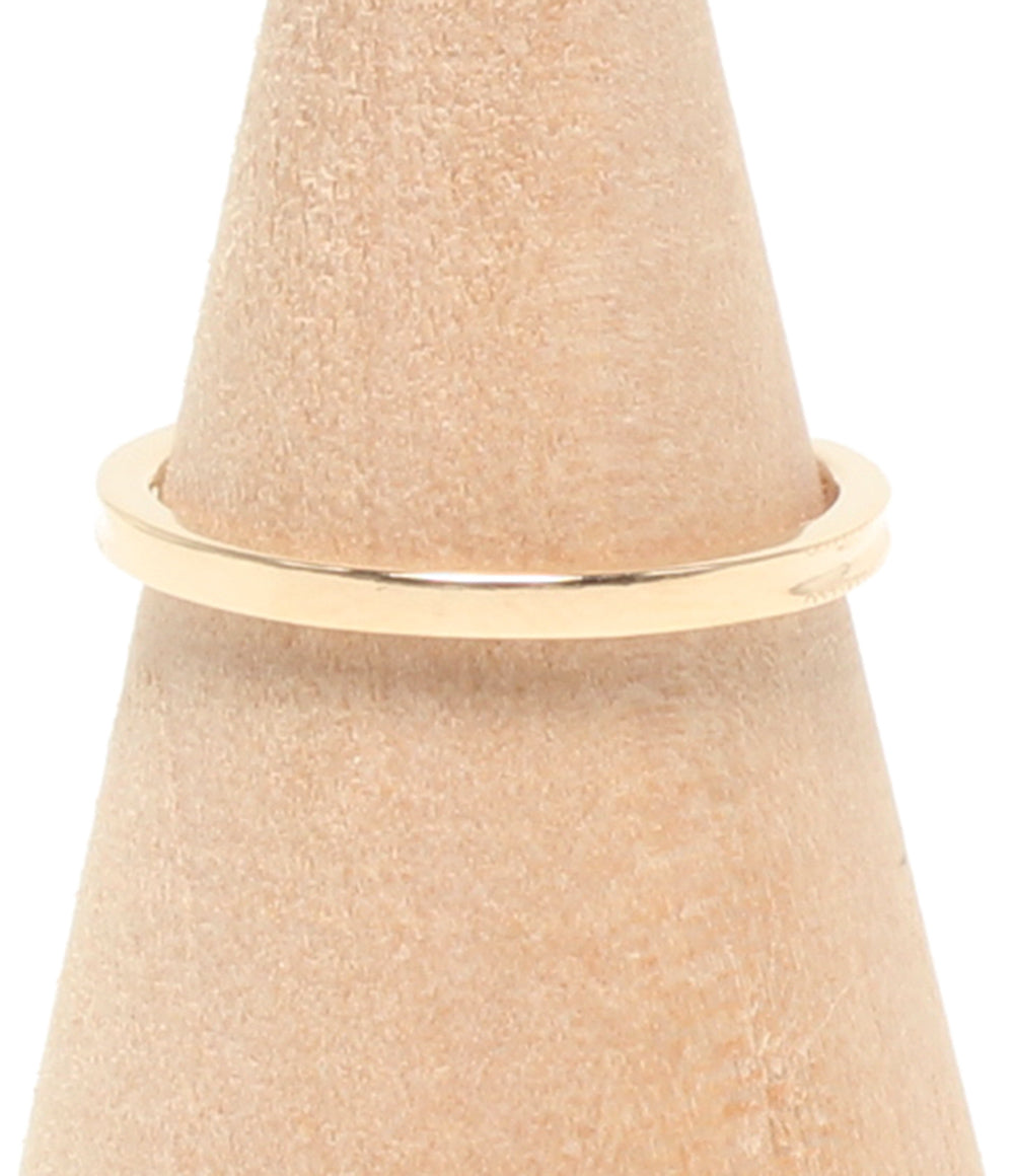 美品 agete リング 指輪 K10 ダイヤ 0.03ct レディース SIZE 7号 アガット