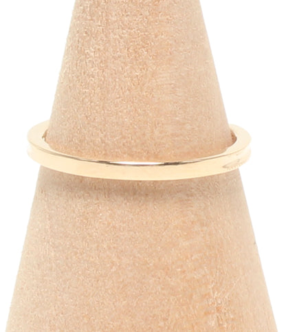 美品 agete リング 指輪 K10 ダイヤ 0.03ct レディース SIZE 7号 アガット