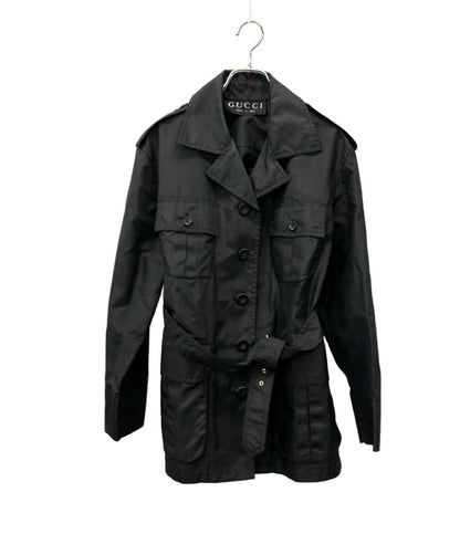 GUCCI ナイロンコート サファリ スプリング 214-0205-7406 レディース SIZE 40 (S) グッチ