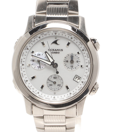 美品 CASIO 腕時計 電波ソーラー オシアナス OCEANUS ソーラー OCW-10 メンズ カシオ