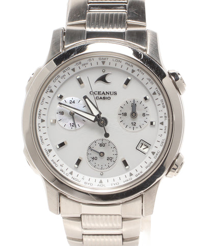 美品 CASIO 腕時計 電波ソーラー オシアナス OCEANUS ソーラー OCW-10 メンズ カシオ