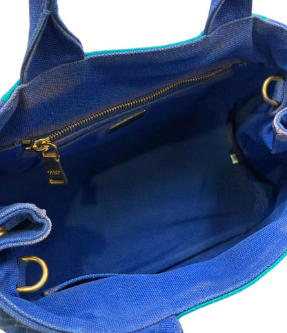 PRADA 2WAY ハンドバッグ ショルダーバッグ 斜め掛け カナパ レディース プラダ