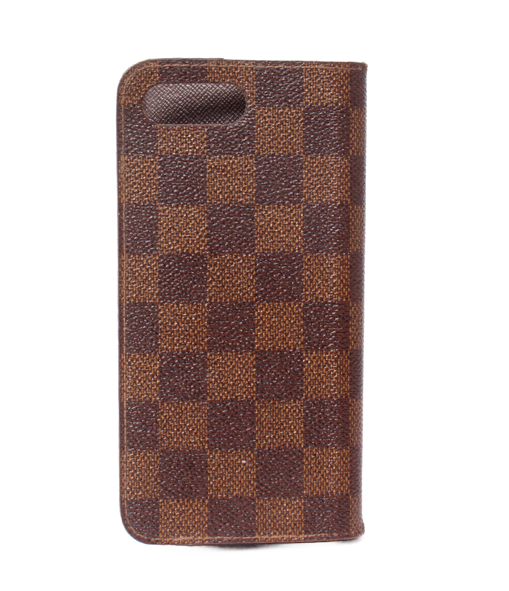 LOUIS VUITTON iPhoneケース iPhone 7 Plus iPhone 8 Plus iPhone 7+ & 8+ フォリオ ダミエ エベヌ N63404 レディース メンズ ルイ・ヴィトン