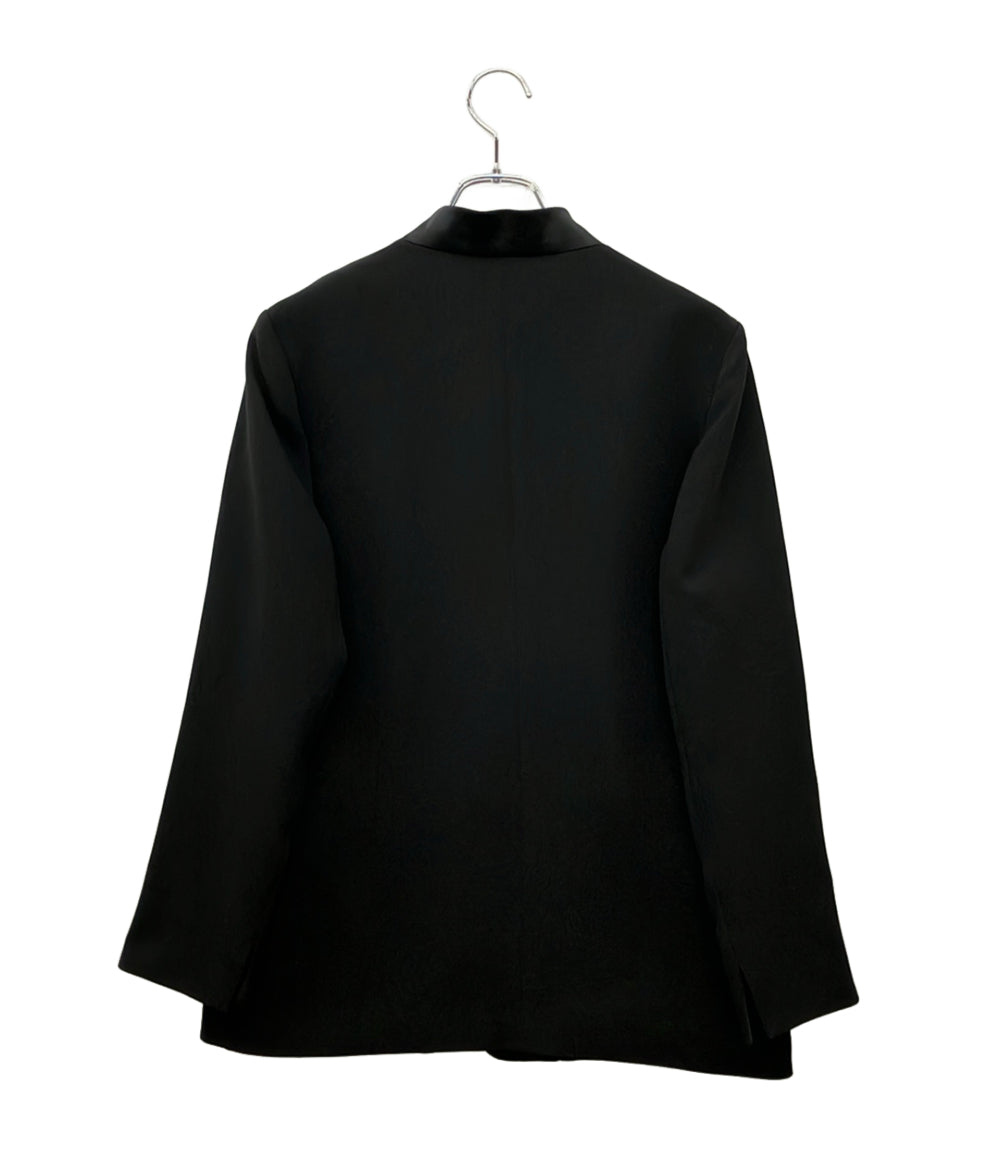 美品 Col Pierrot MUSE de Deuxieme Classe ノーカラージャケット レディース SIZE 38 (S) コルピエロ ミューズ ドゥ ドゥーズィエム クラス