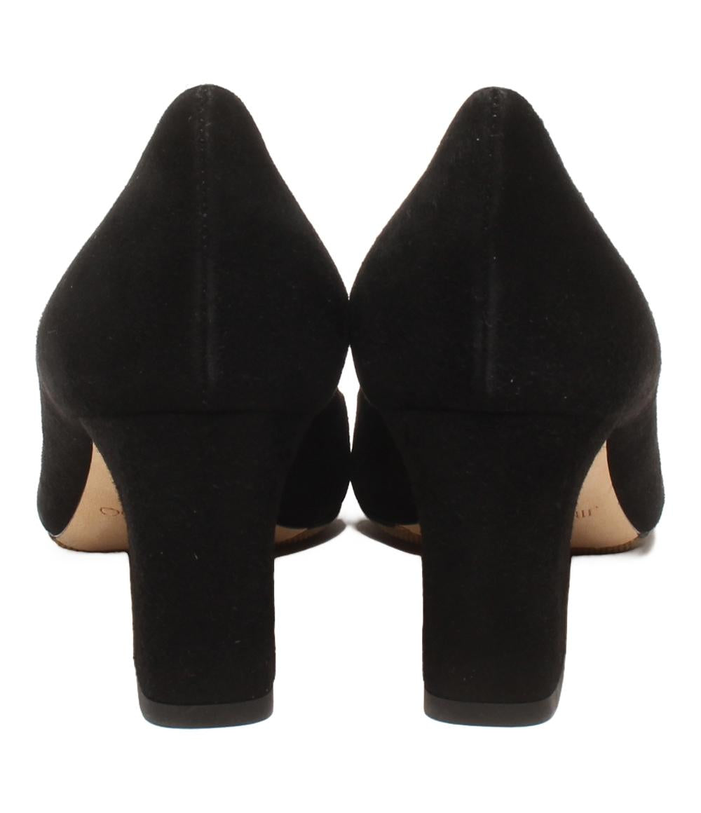 Jimmy Choo パンプス スエード チャンキーヒール レディース SIZE 37