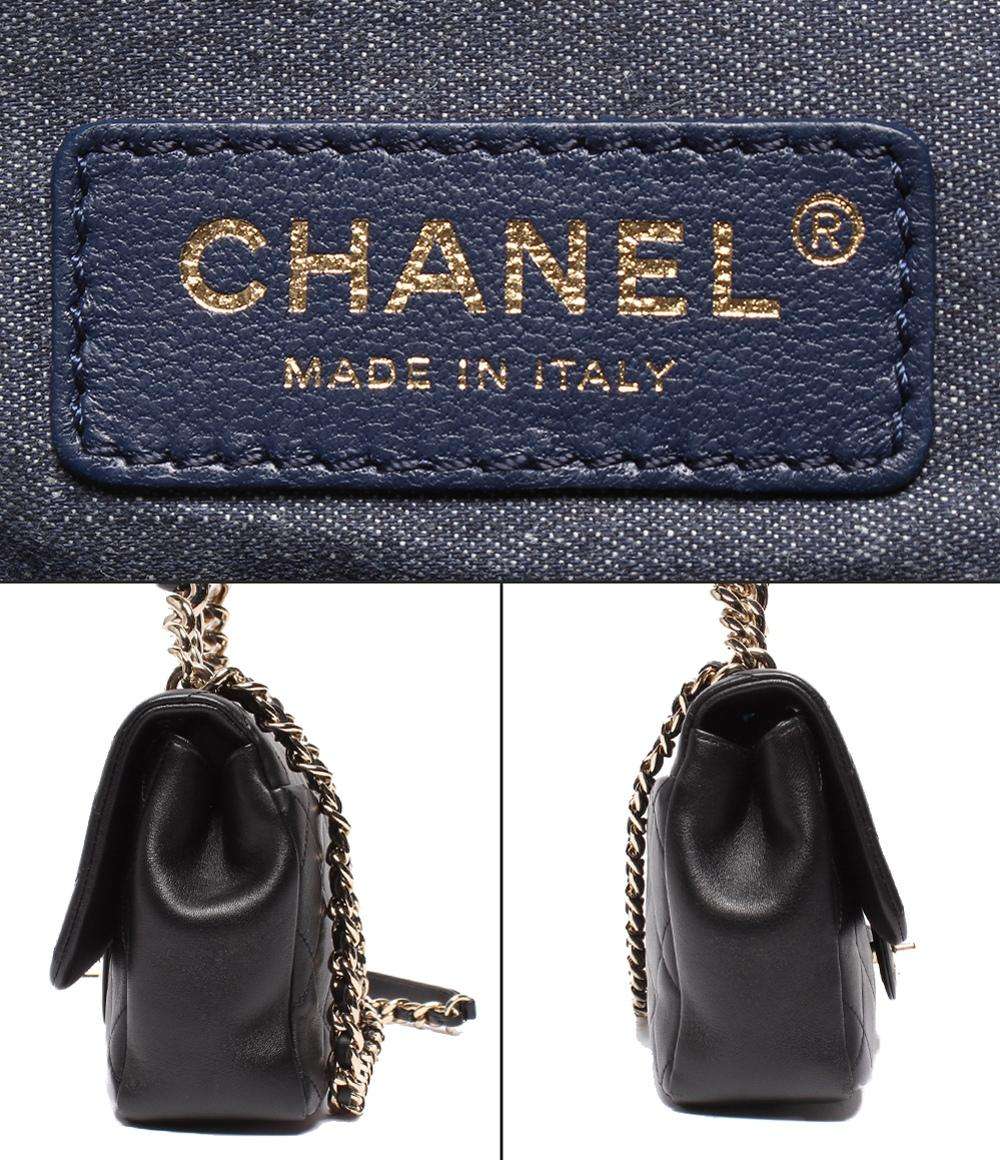 美品 CHANEL 2way チェーンショルダーバッグ マトラッセ ラムスキン ゴールド金具 29番台 AS1353 レディース シャネル