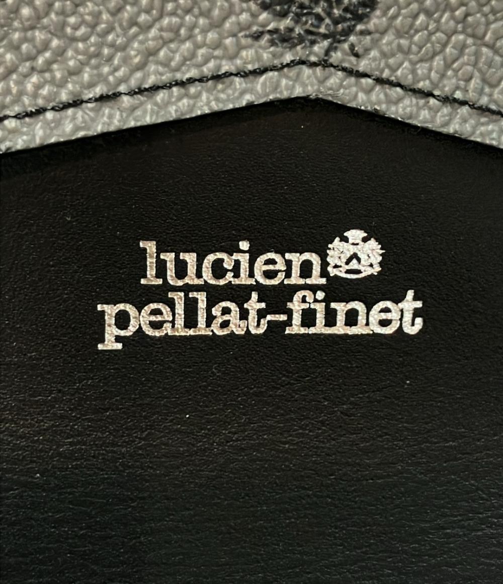 Lucien Pellat-Finet チェーン付き 三つ折り財布 スカル メンズ ルシアンペラフィネ