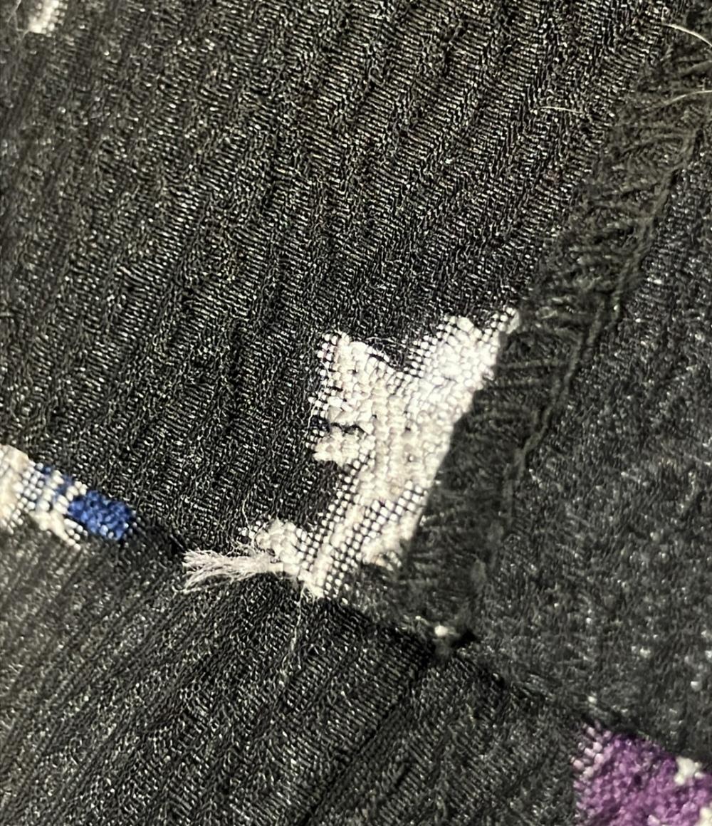 LANVIN en Bleu fleuretteジャガードワンピース レディース SIZE 36  