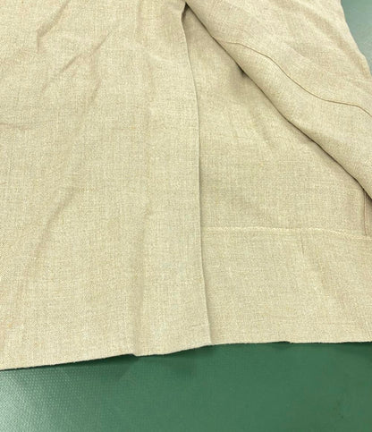 美品 ティーチ リネンバックスリットノースリーブロングワンピース レディース SIZE 36 (XS) TEECHI