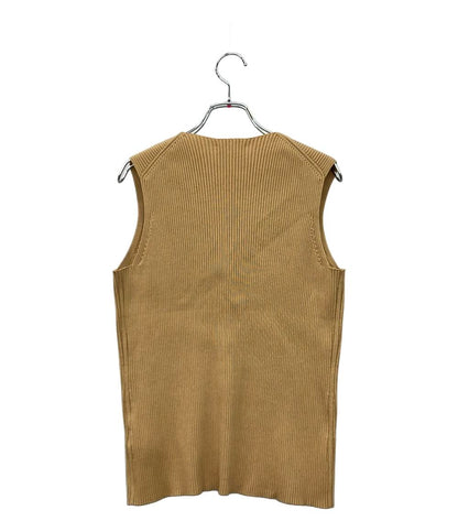 美品 コンテ リブニットベスト レディース CONTE