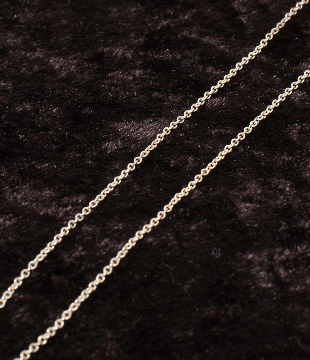 美品 ティファニー ネックレス SV925 ラウンド クロス レディース TIFFANY&Co.