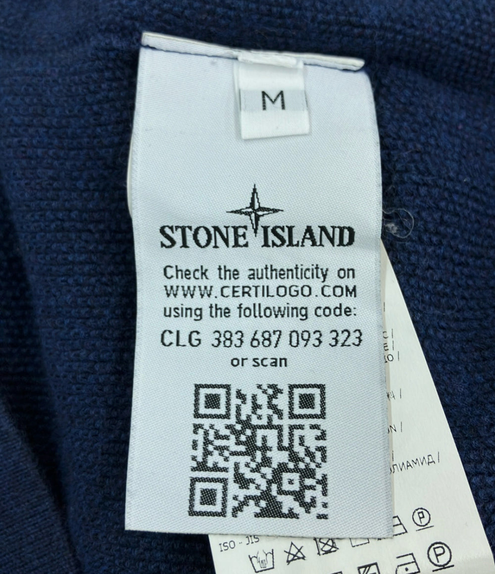 STONE ISLAND コットンジップカーディガン メンズ SIZE M ストーンアイランド