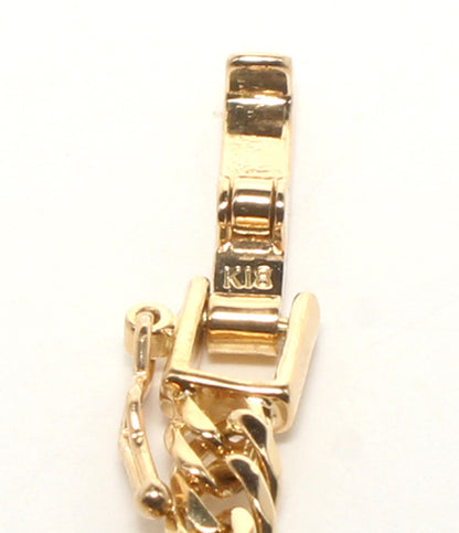 美品 ブレスレット K18 ダイヤ 0.11ct レディース