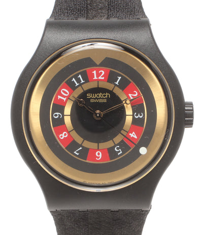 美品 Swatch 腕時計 007コラボ 消されたライセンス Licence to Kill クオーツ メンズ スウォッチ