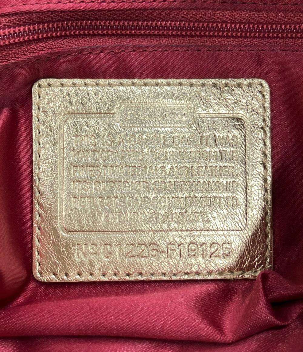 COACH ハンドバッグ ショルダーバッグ 2WAY 斜め掛け キャンバス 総柄 シグネチャー F19125 レディース コーチ