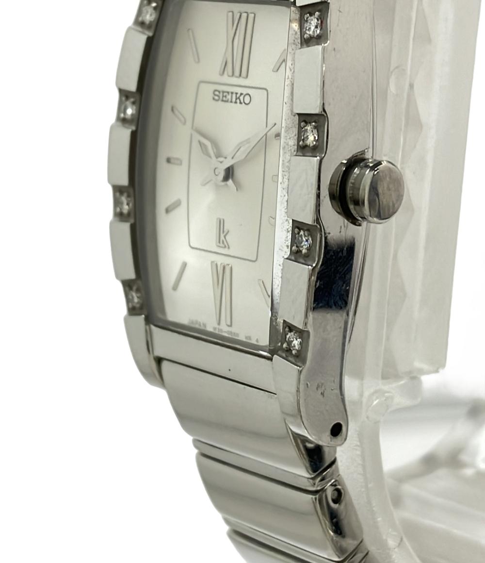 SEIKO 腕時計 lk ルキア クオーツ シルバー 1F20-0BK0 レディース