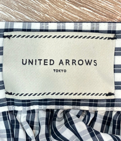 UNITED ARROWS フレアスカート ティアード チェック フリル ギャザー 1524-162-5140 レディース SIZE 38 (M) ユナイテッドアローズ