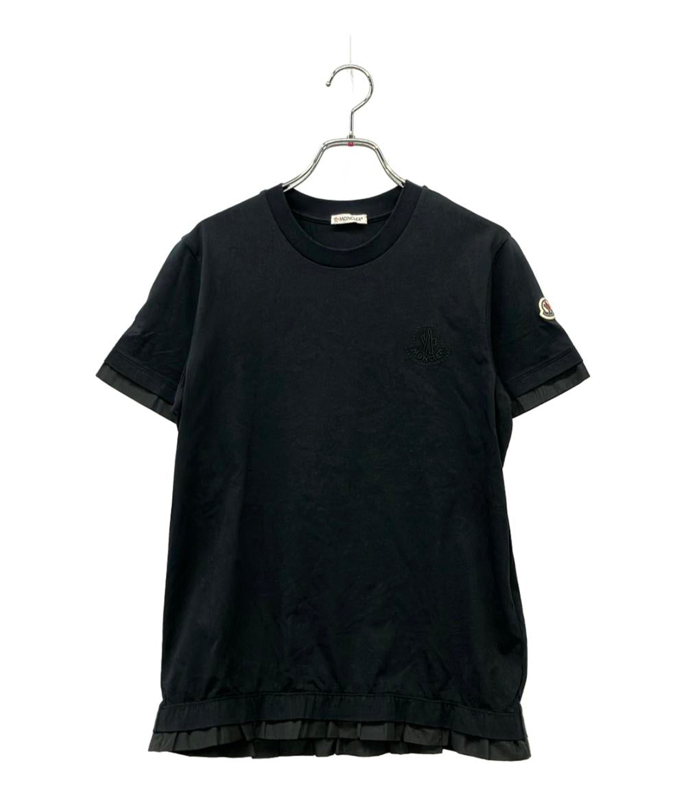 MONCLER 裾フリル半袖Tシャツ レディース SIZE XS モンクレール
