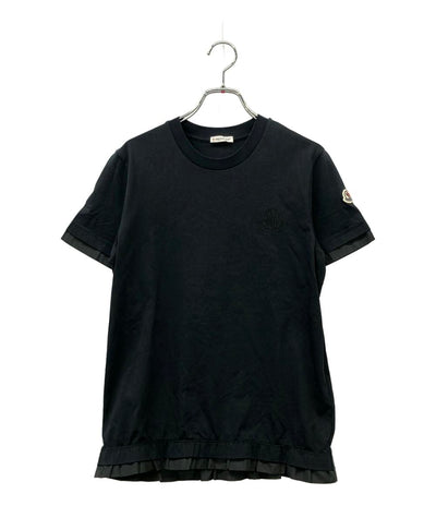 MONCLER 裾フリル半袖Tシャツ レディース SIZE XS モンクレール