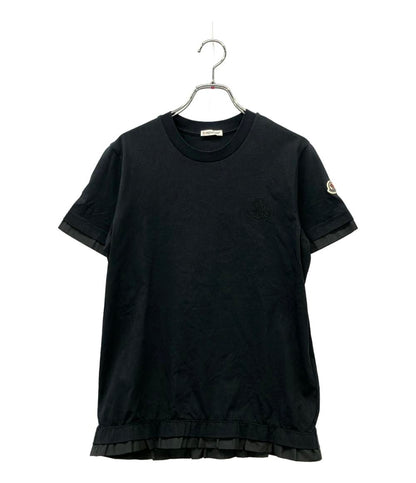 MONCLER 裾フリル半袖Tシャツ レディース SIZE XS モンクレール