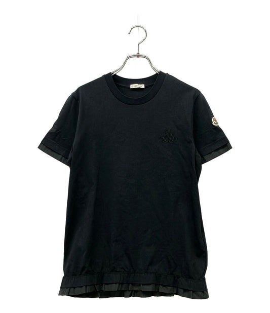 MONCLER 裾フリル半袖Tシャツ レディース SIZE XS モンクレール