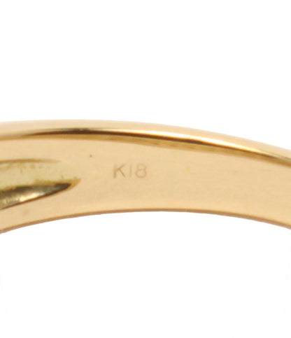 美品 リング 指輪 K18 ダイヤ 0.50ct レディース SIZE 11号