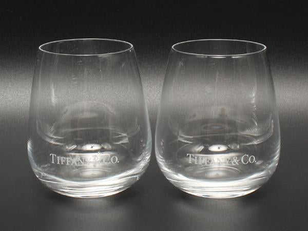 ティファニー グラス タンブラー 2点セット ペア TCO TIFFANY&Co.