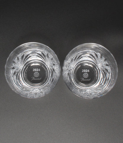 美品 Baccarat イヤータンブラー グラス 2点セット ペア 2024 ルテシア バカラ