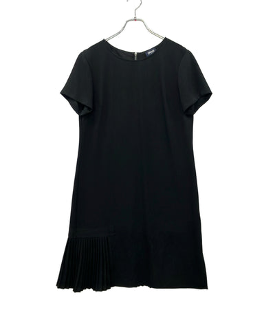 ARMANI JEANS 裾プリーツ 半袖ワンピース レディース SIZE 8 (M) アルマーニジーンズ