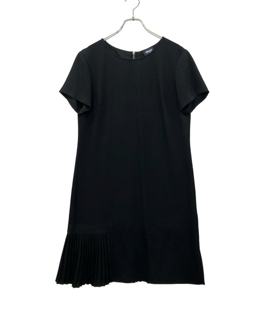 ARMANI JEANS 裾プリーツ 半袖ワンピース レディース SIZE 8 (M) アルマーニジーンズ