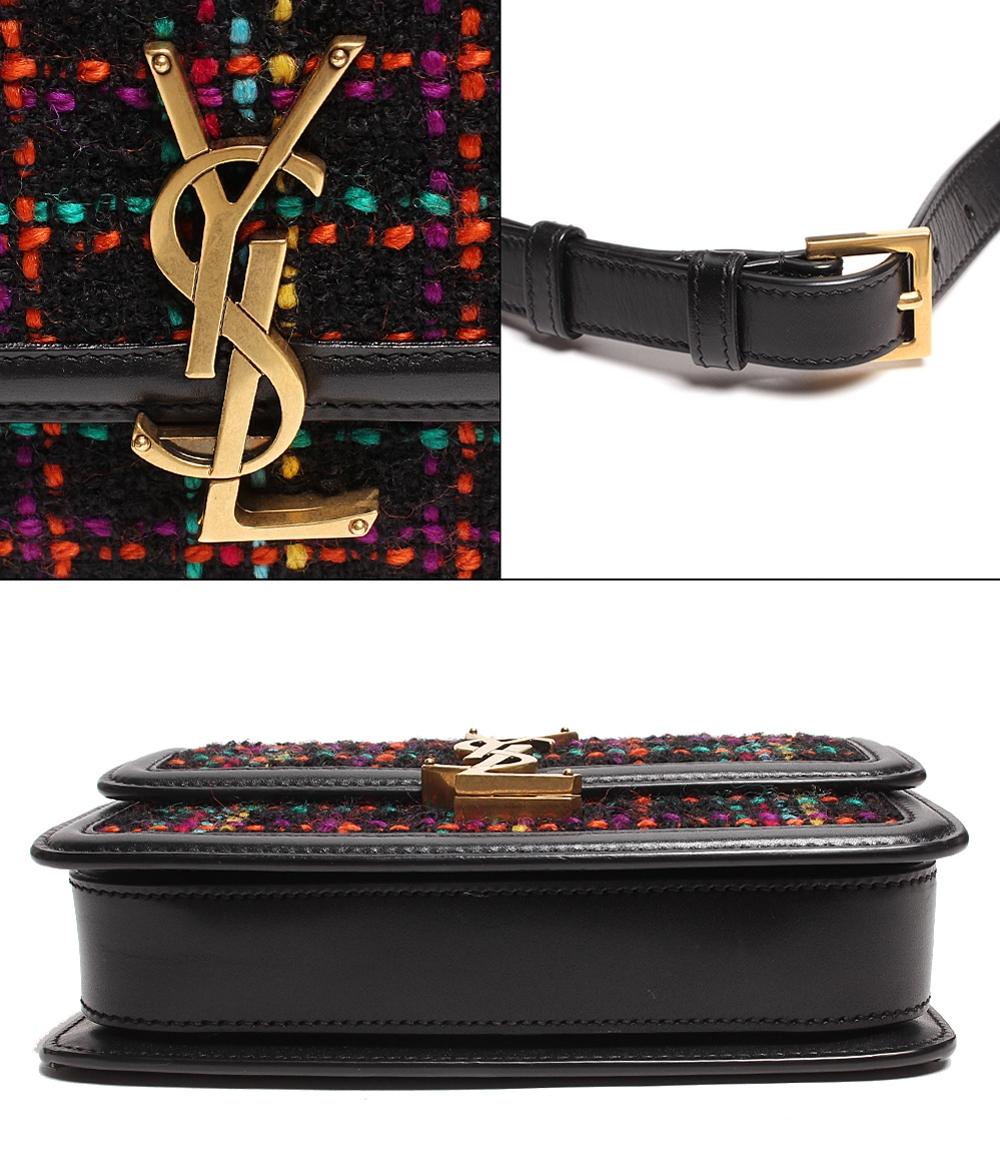 サンローラン ショルダーバッグ ゴールド金具 ツイ－ド ツイードソルフェリーノ レディース SAINT LAURENT