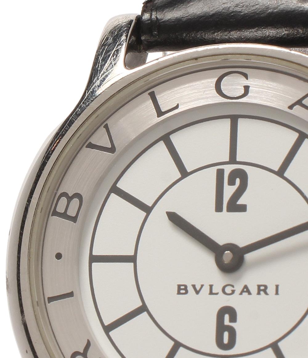 BVLGARI 腕時計 ソロテンポ Solotempo クオーツ ホワイト ST29S