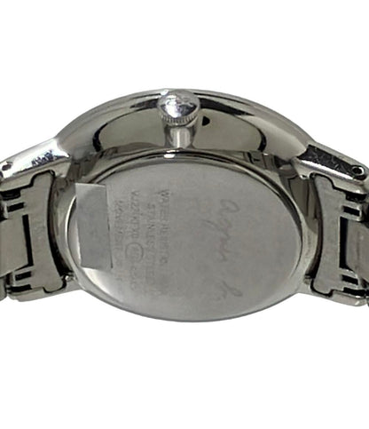 agnes b. 腕時計 クオーツ ネイビー系 VJ22-KFX0 レディース アニエスベー