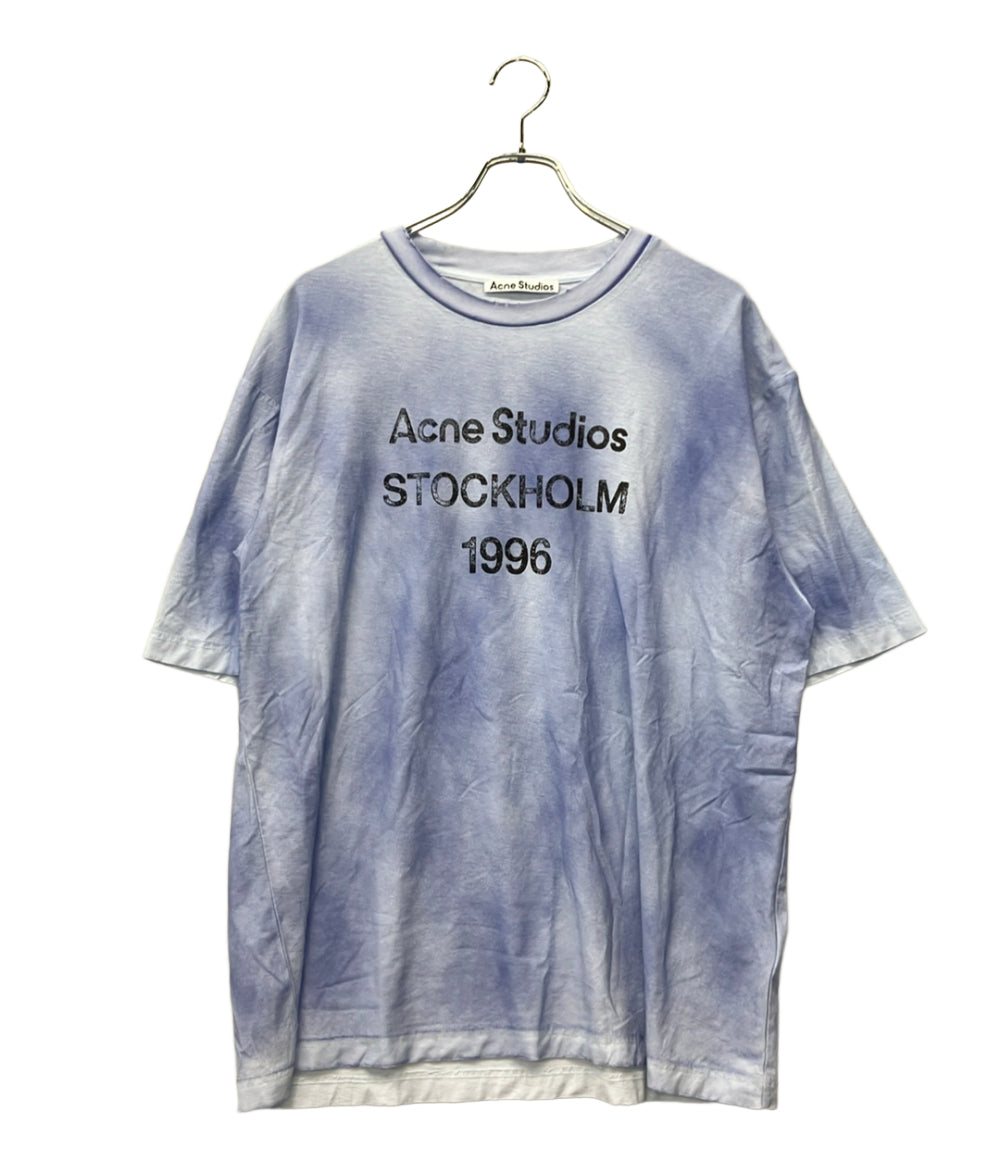 Acne Studios 半袖 スプレー加工ロゴTシャツ ダメージ加工 CL0196 メンズ SIZE M アクネ ストゥディオズ
