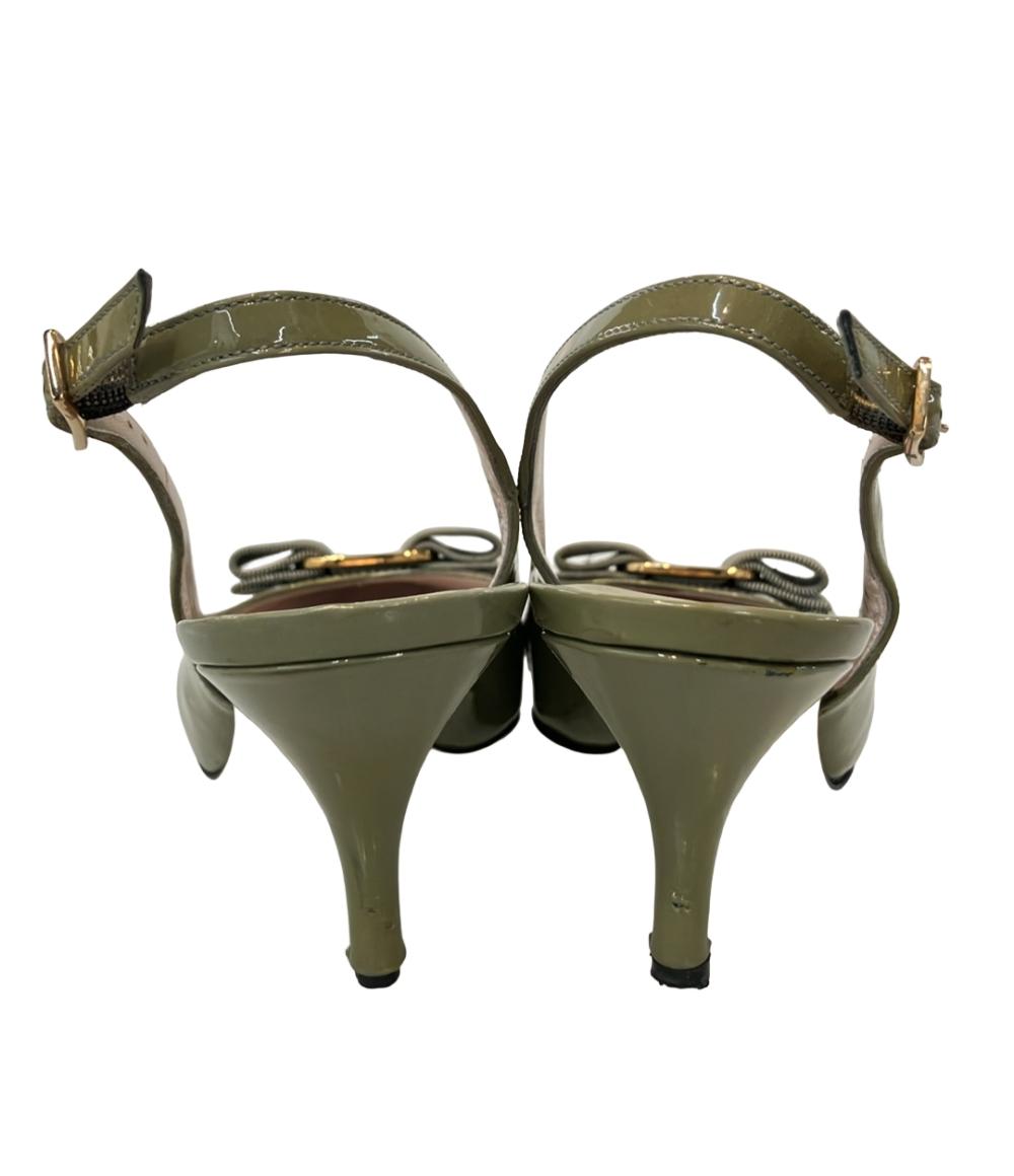 訳あり サルヴァトーレフェラガモ ミュール パンプス ヴァラ レディース SIZE 4 1/2 (XS) Salvatore Ferragamo