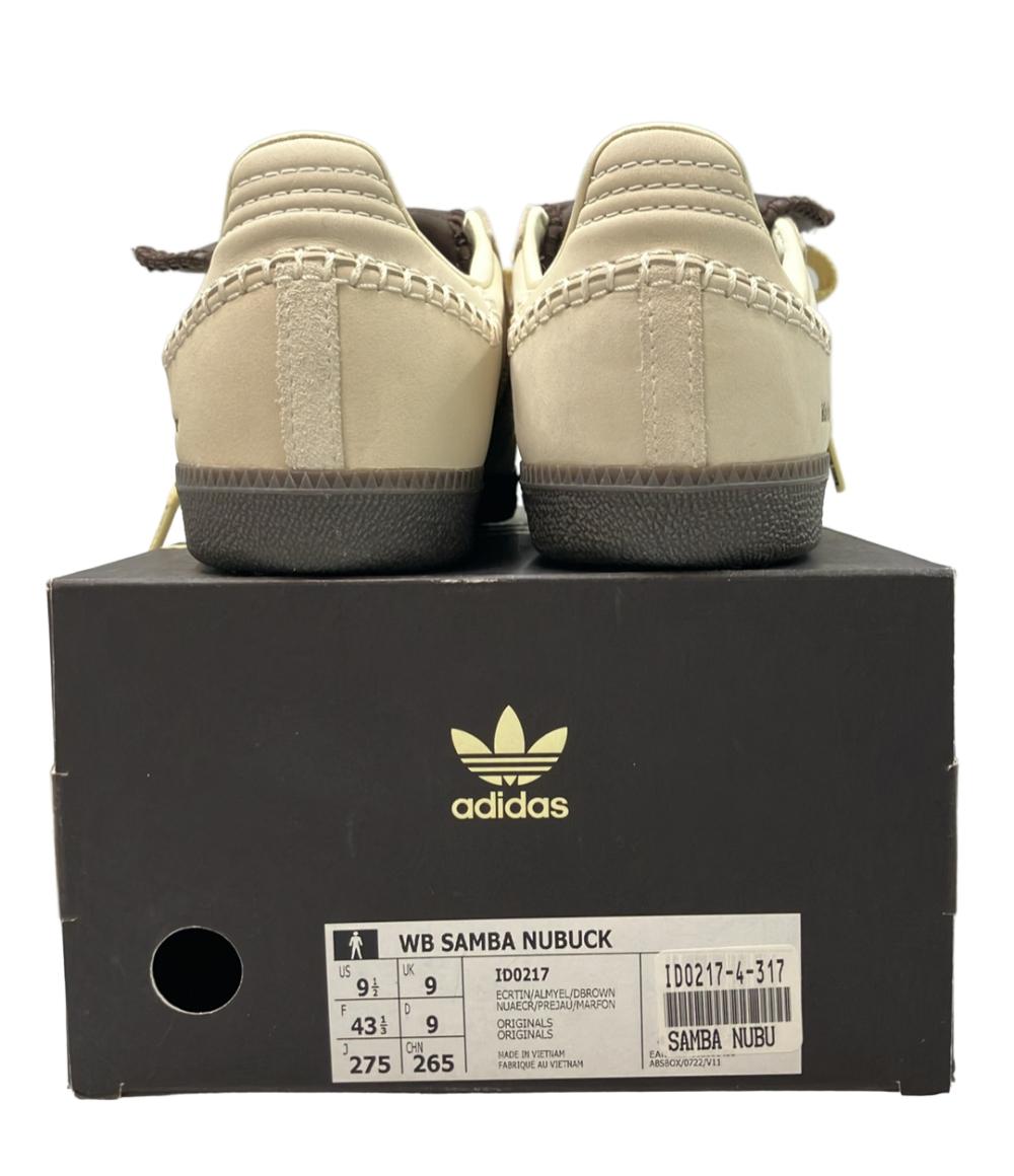 美品 adidas ローカットスニーカー × ウェールズ・ボナー サンバ ヌバック ID0217 メンズ SIZE 27.5 (L) アディダス