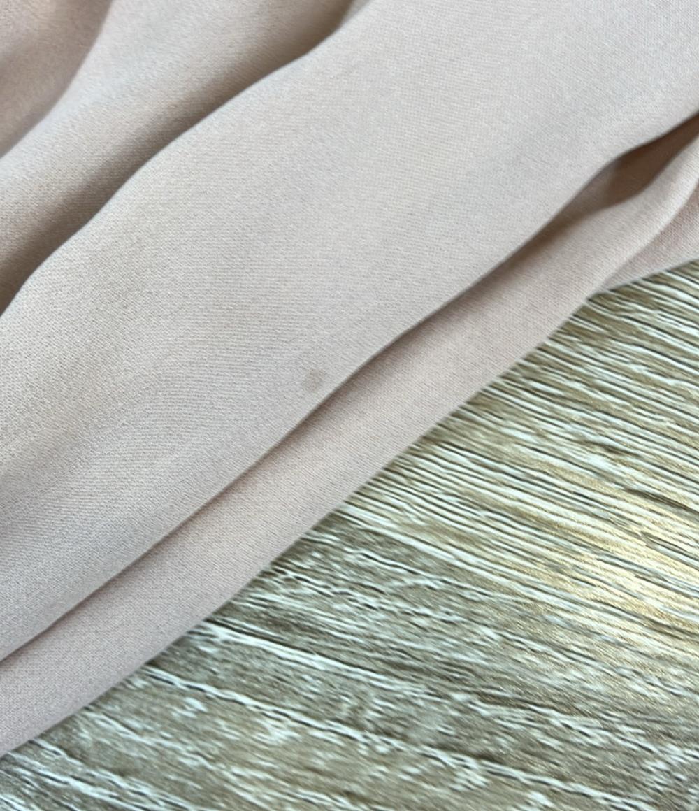 Kate Spade シルクブラウス デイジー ピンク 刺繍 花柄 長袖 レディース SIZE S ケイトスペード